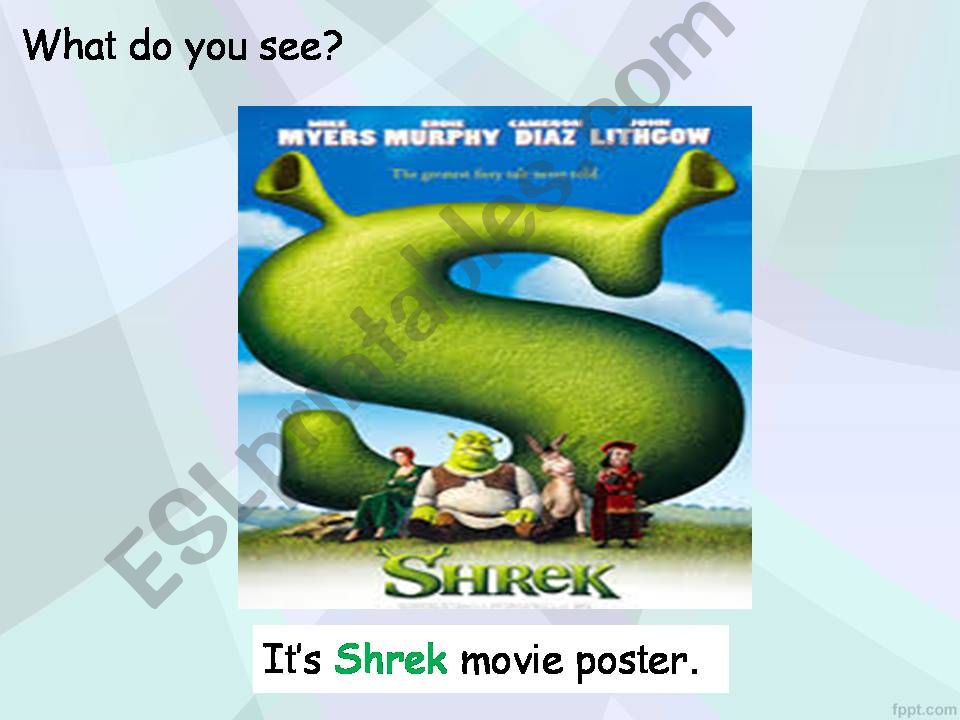 Shrek + Present Simple powerpoint