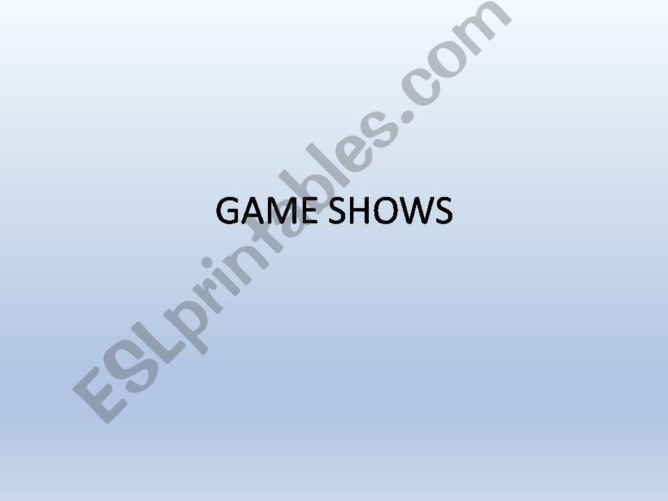 game shows powerpoint