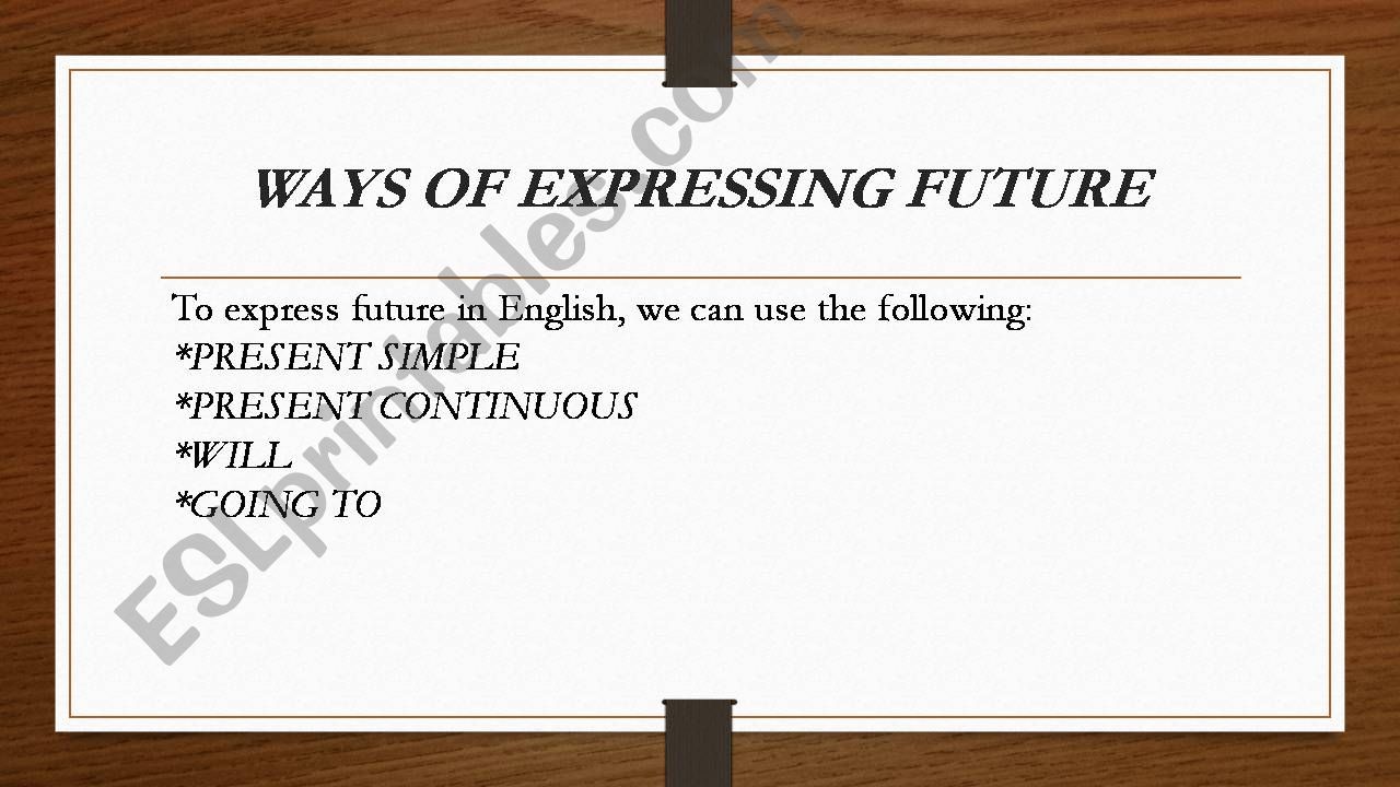 Future Forms Sentence Auction powerpoint