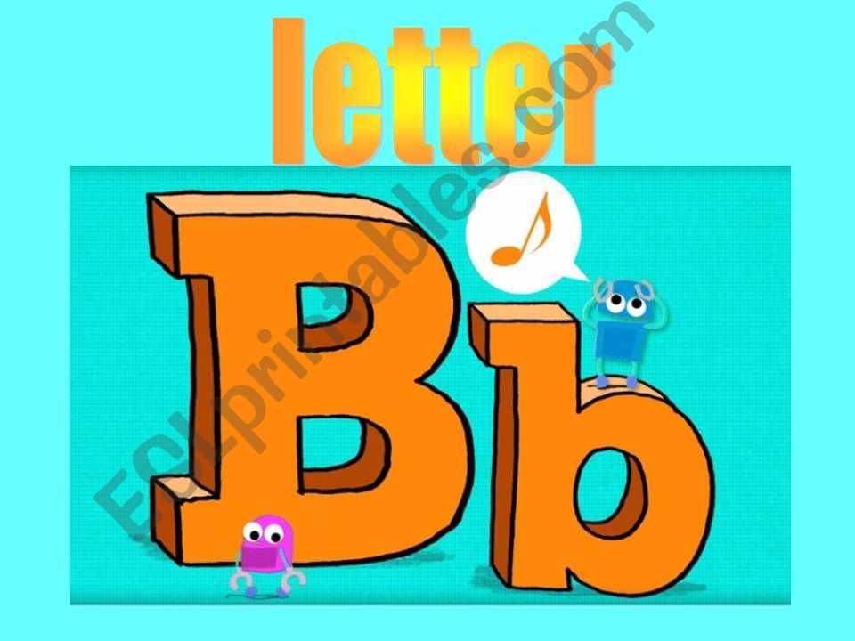 Letter B powerpoint