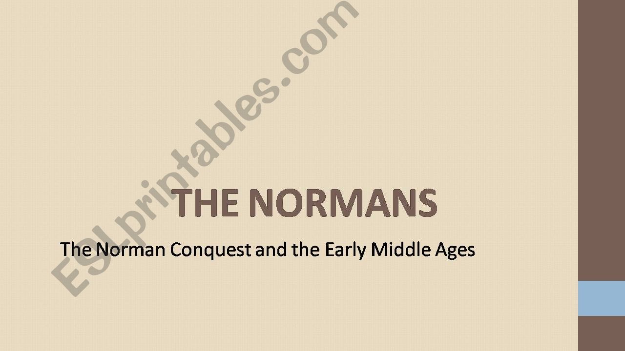 The Norman Invasion in Britain