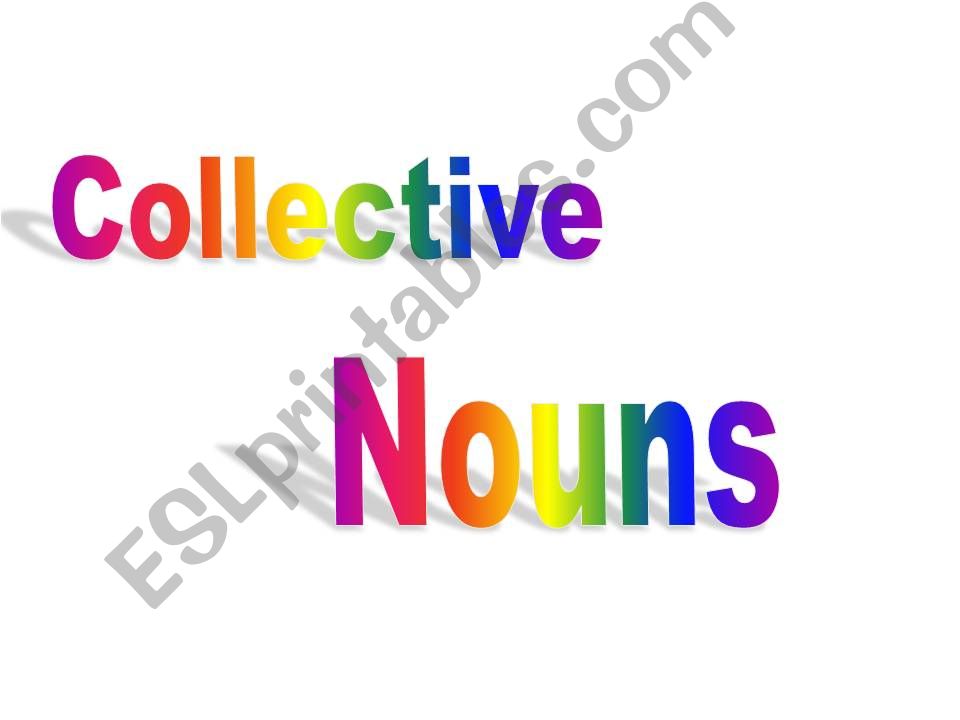 collective nouns powerpoint