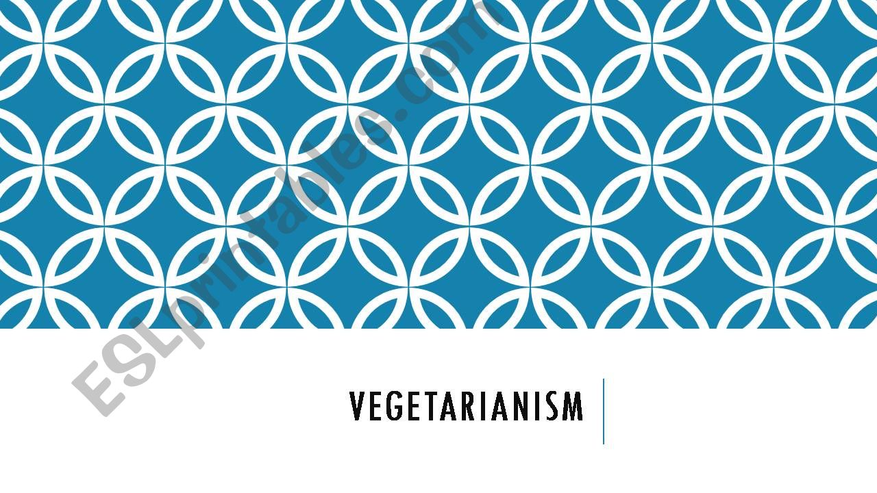 vegetarianism powerpoint