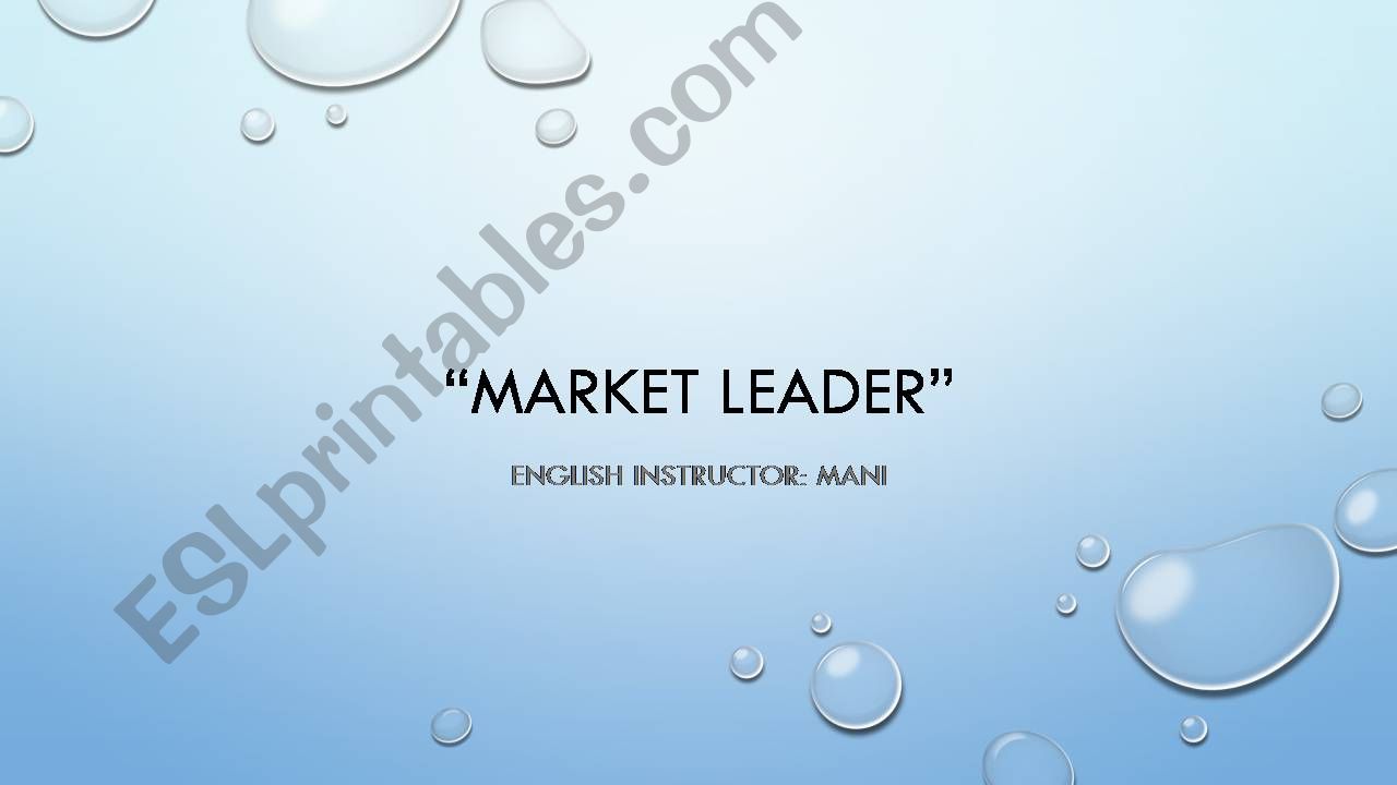 Market Leader (Business English PPT)