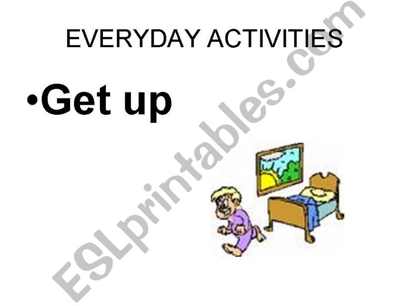 everyday activities  powerpoint
