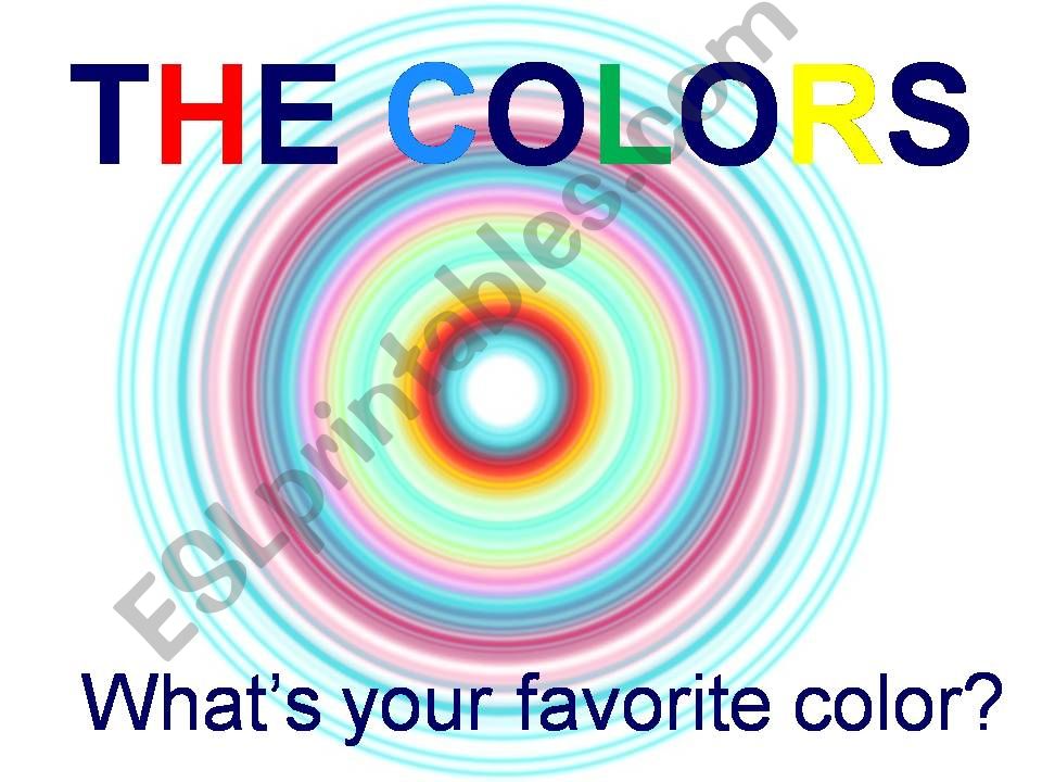 The Colors powerpoint