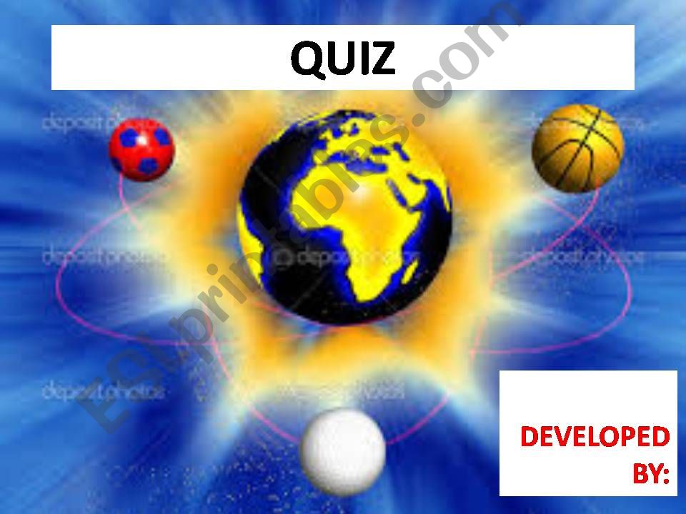 SPORT QUIZ powerpoint