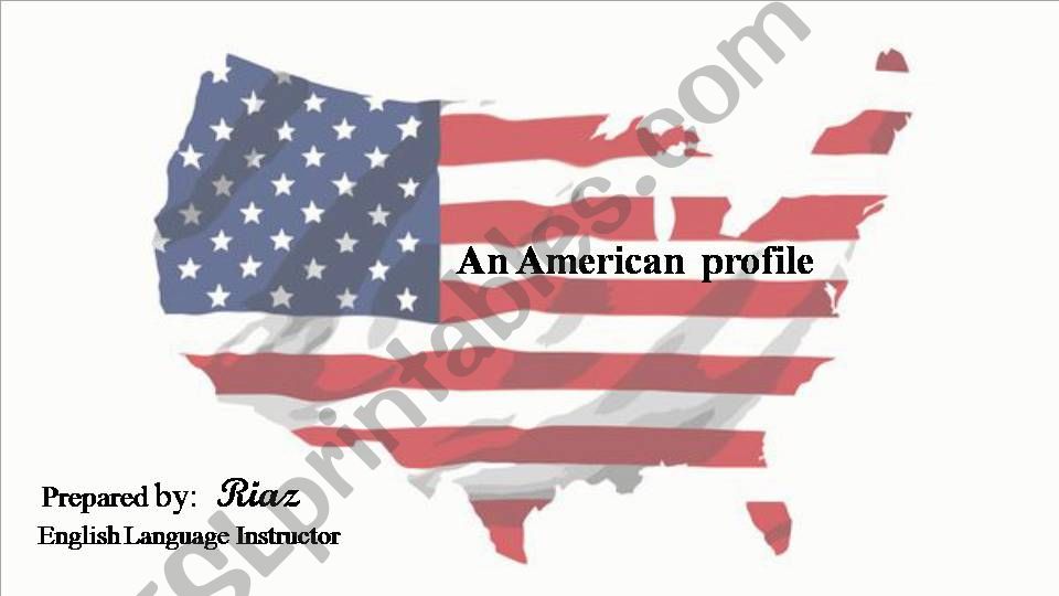 An American Profile powerpoint
