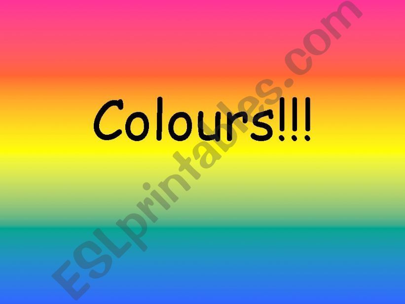 Colours powerpoint