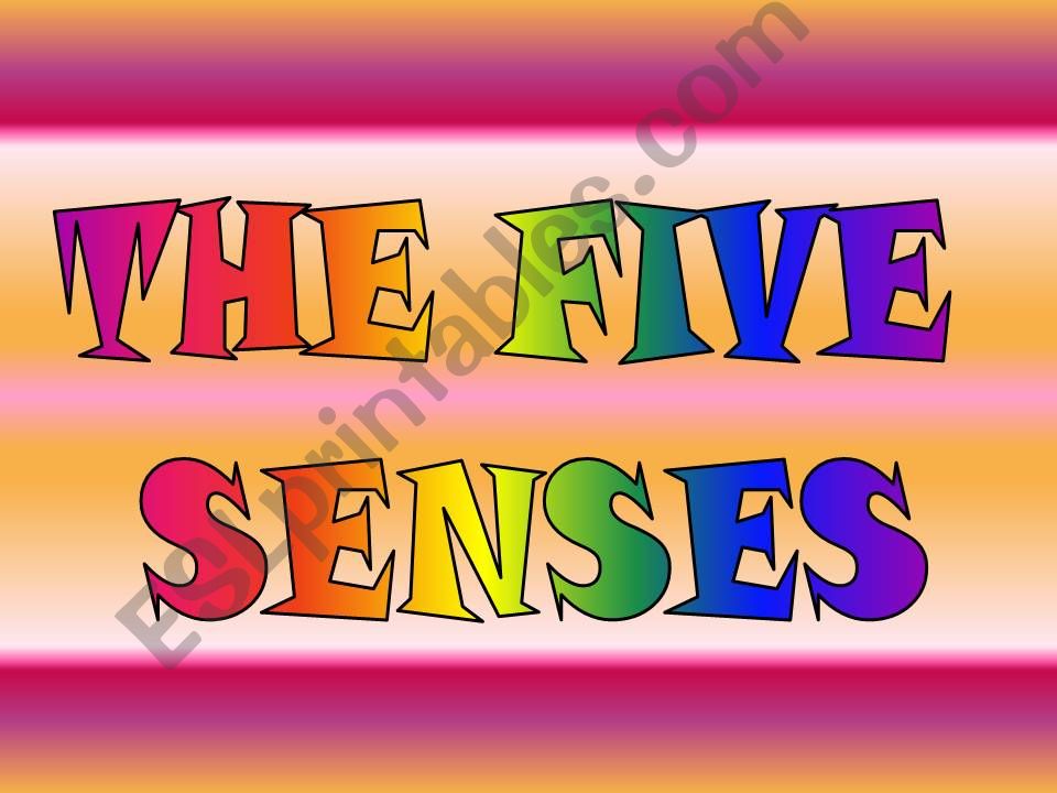 The five senses powerpoint
