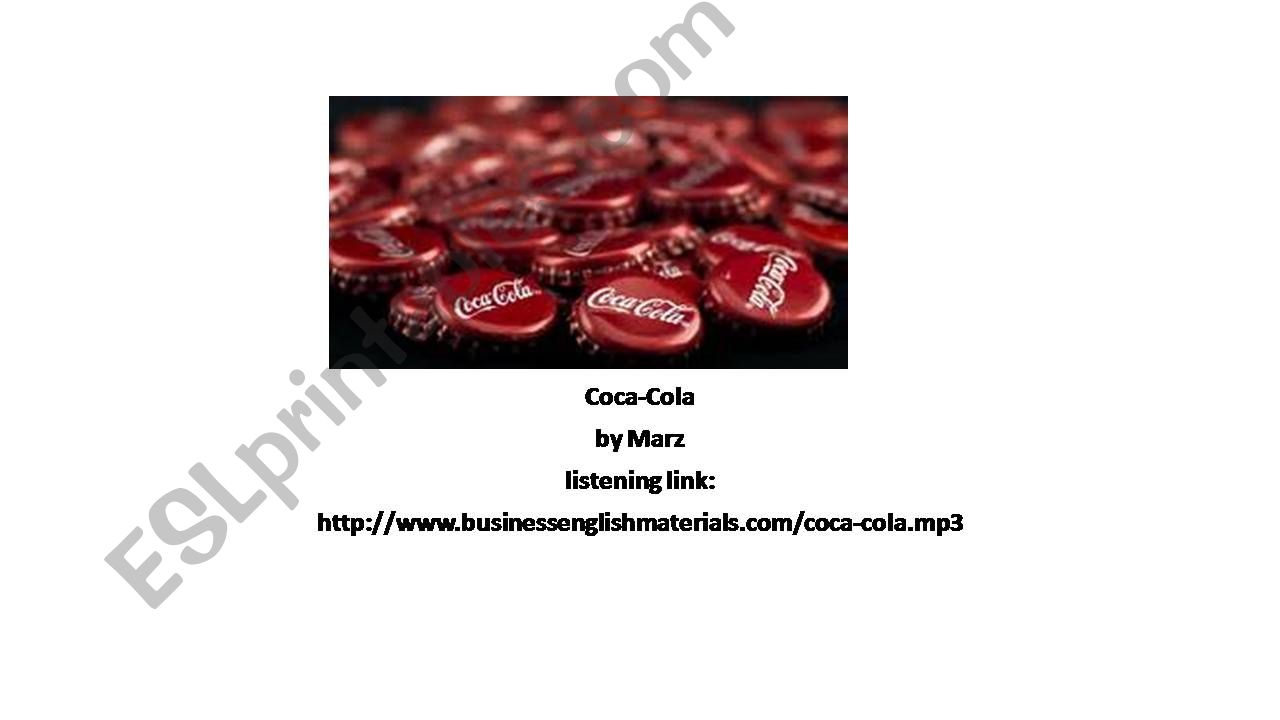 Coca-Cola powerpoint