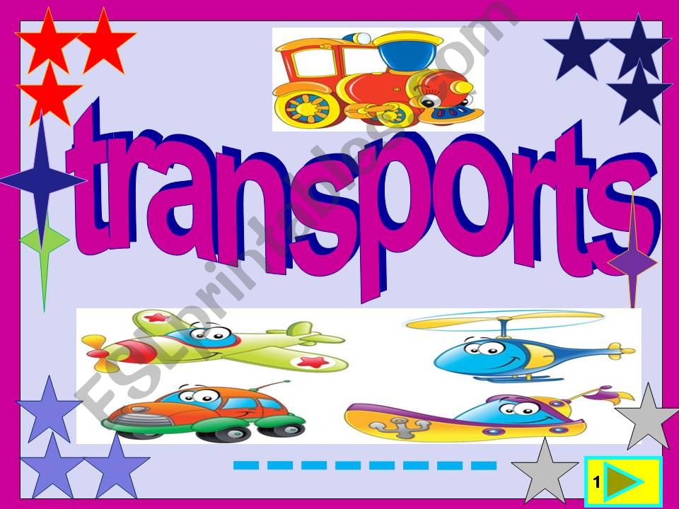 Transports: multiple choice activity