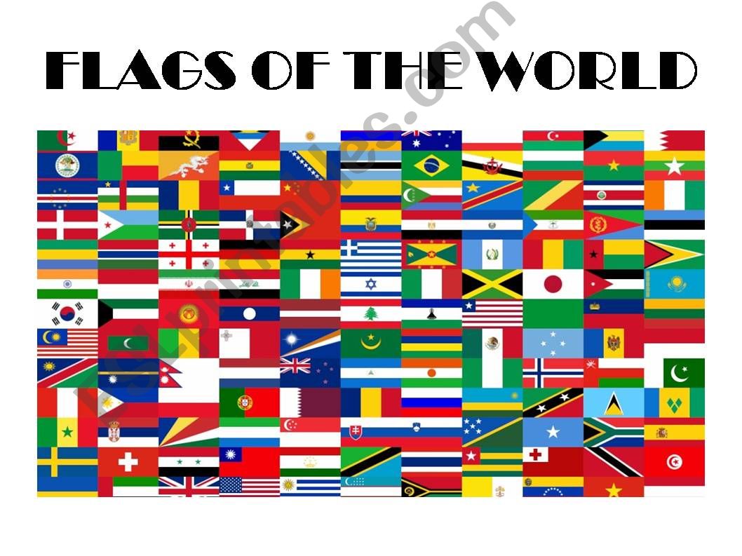 Flags of the world powerpoint