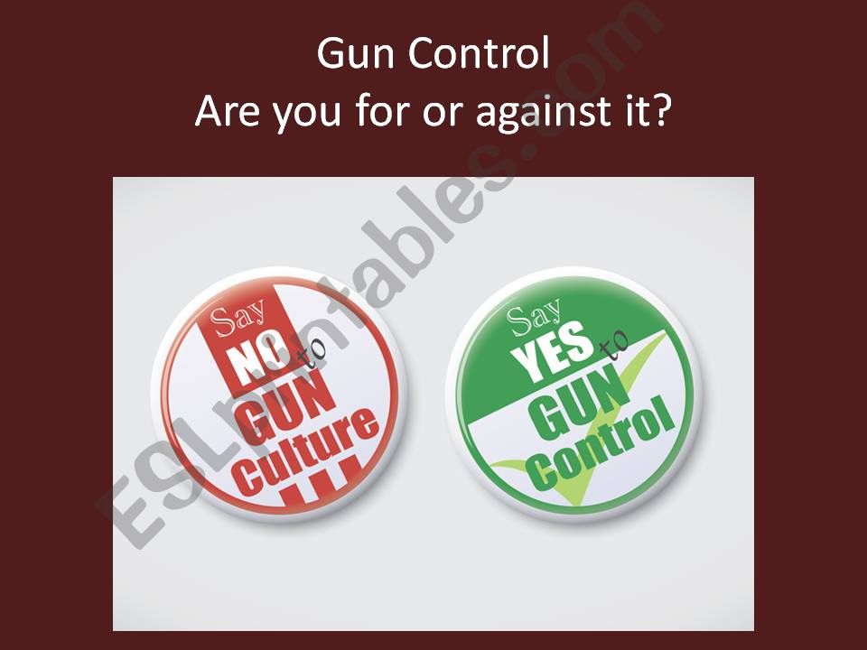 Gun Control - Las Vegas Shooting