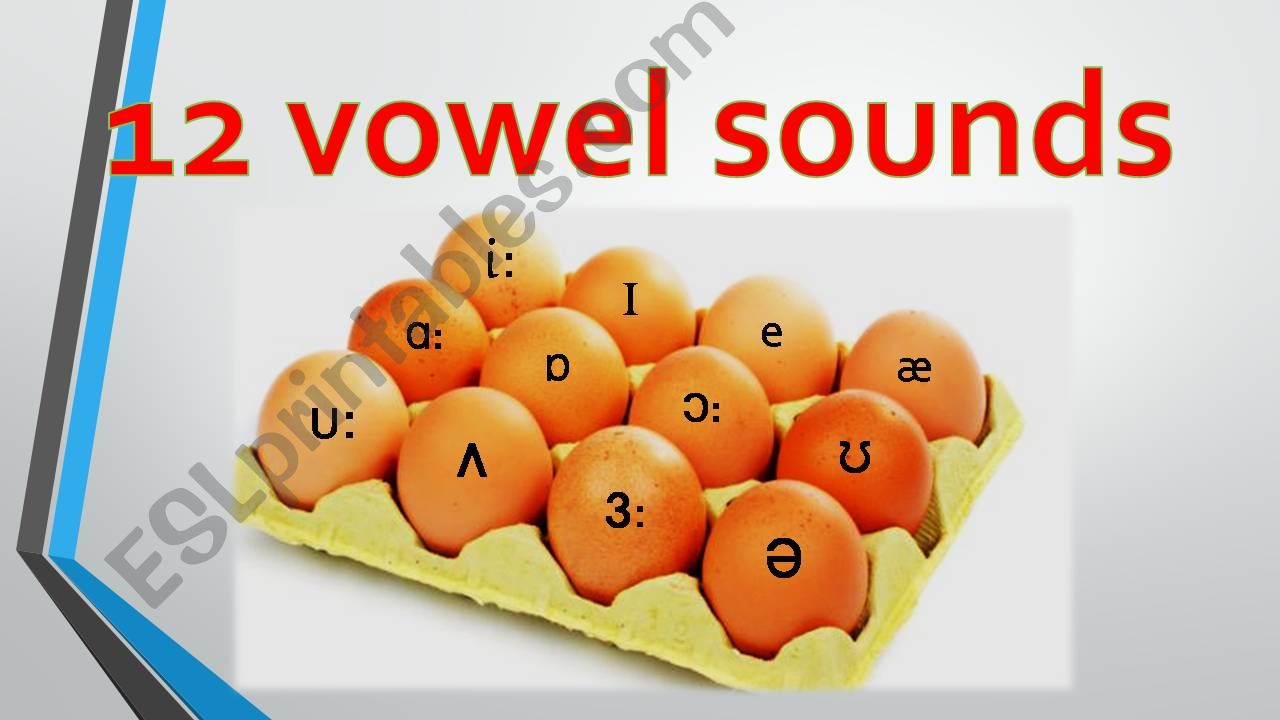 12 vowel sounds powerpoint