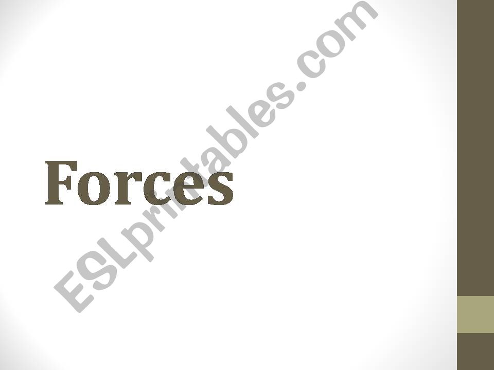 Forces  powerpoint