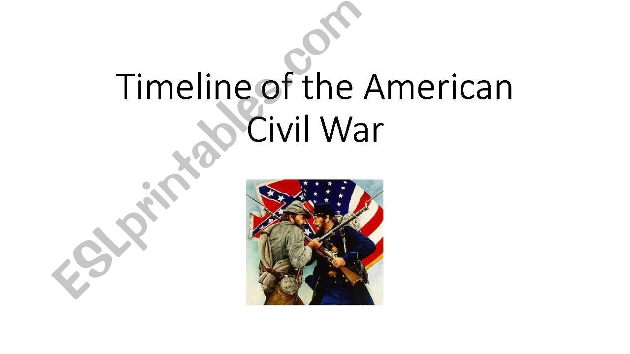 American Civil War  powerpoint