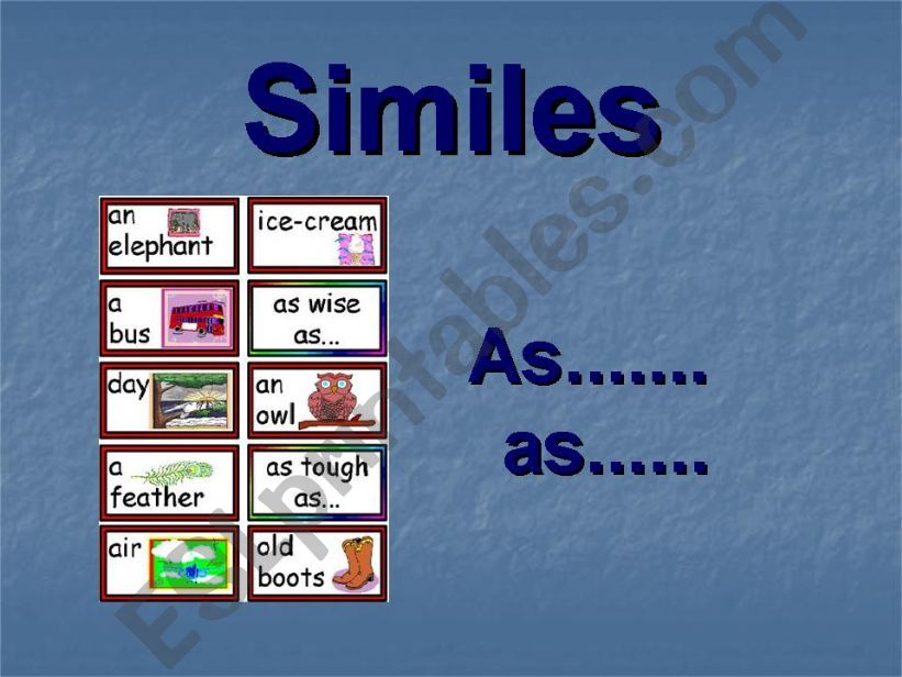 Similes 1 powerpoint