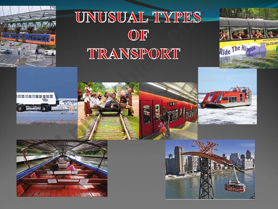 unusual transport powerpoint