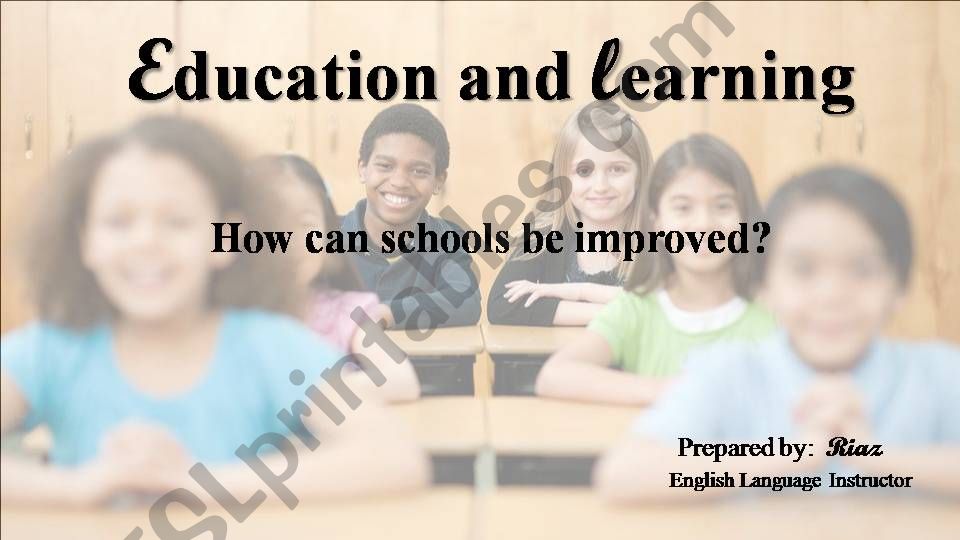 Education and learning powerpoint