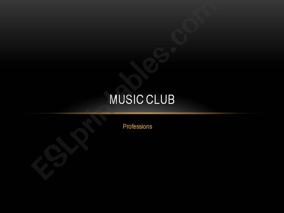 Professions powerpoint