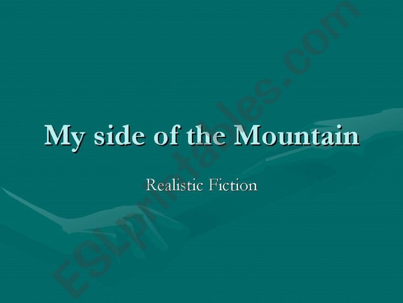 My Side of the mountain powerpoint