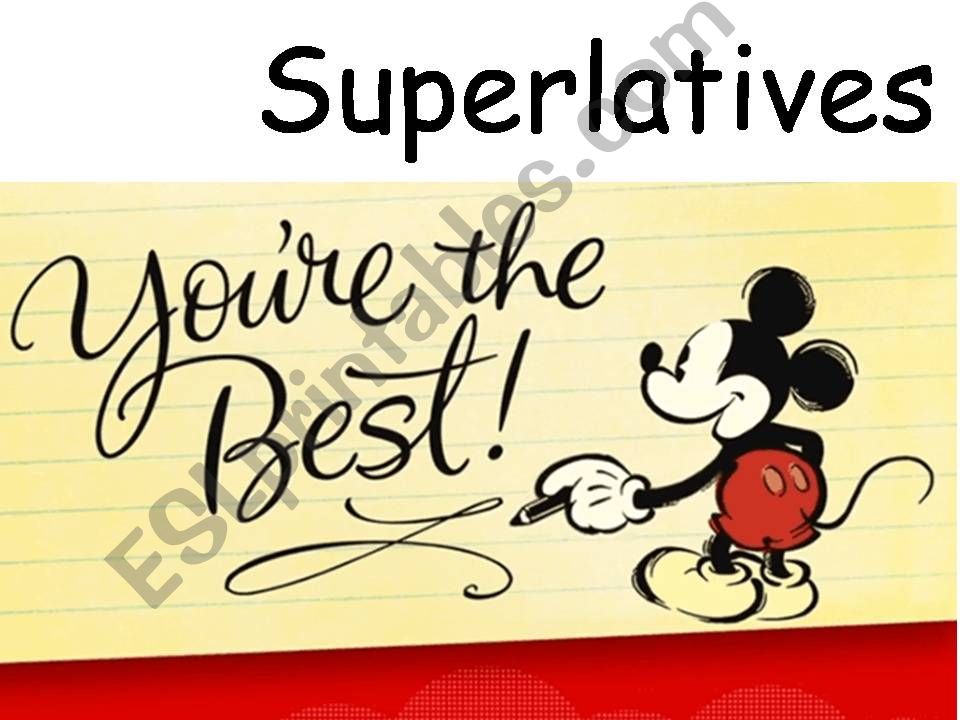 Superlatives powerpoint