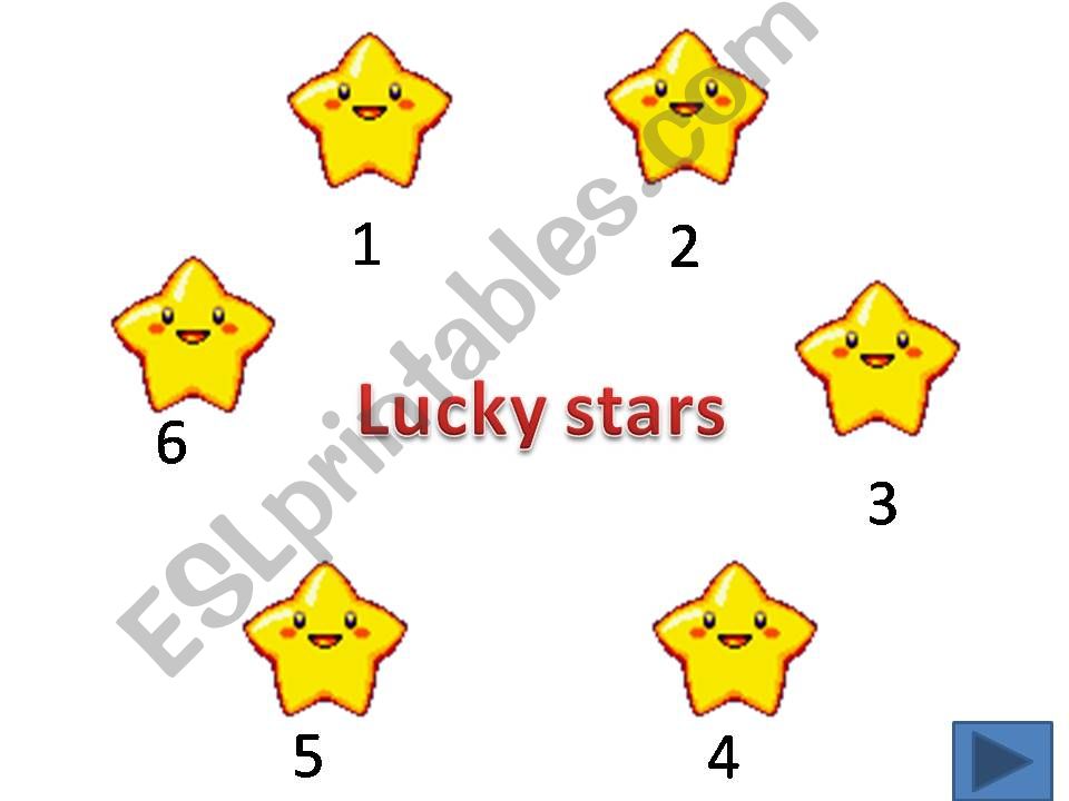 lucky numbers game  powerpoint