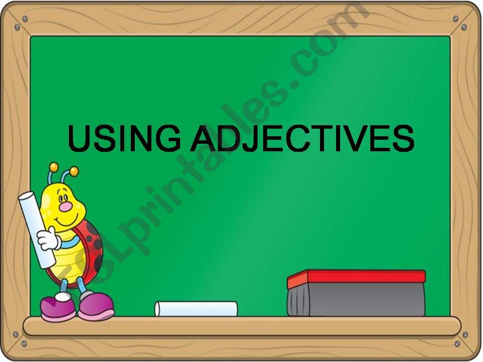 Using Adjectives powerpoint