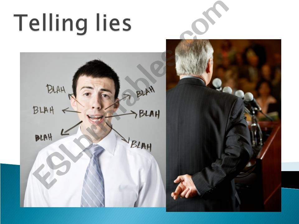 Telling Lies - English Club powerpoint