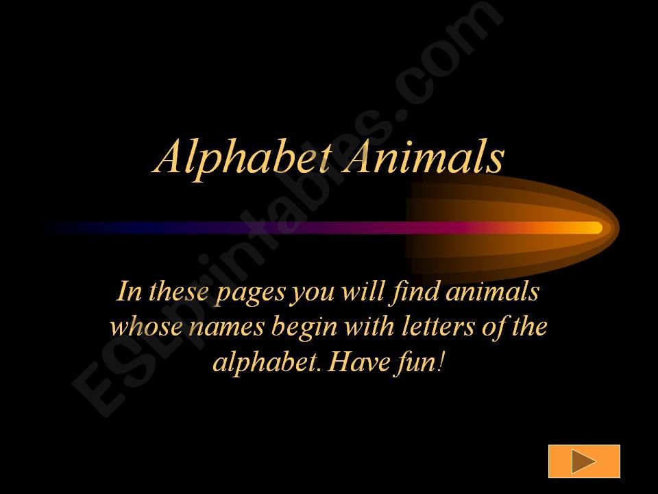 alphabet powerpoint