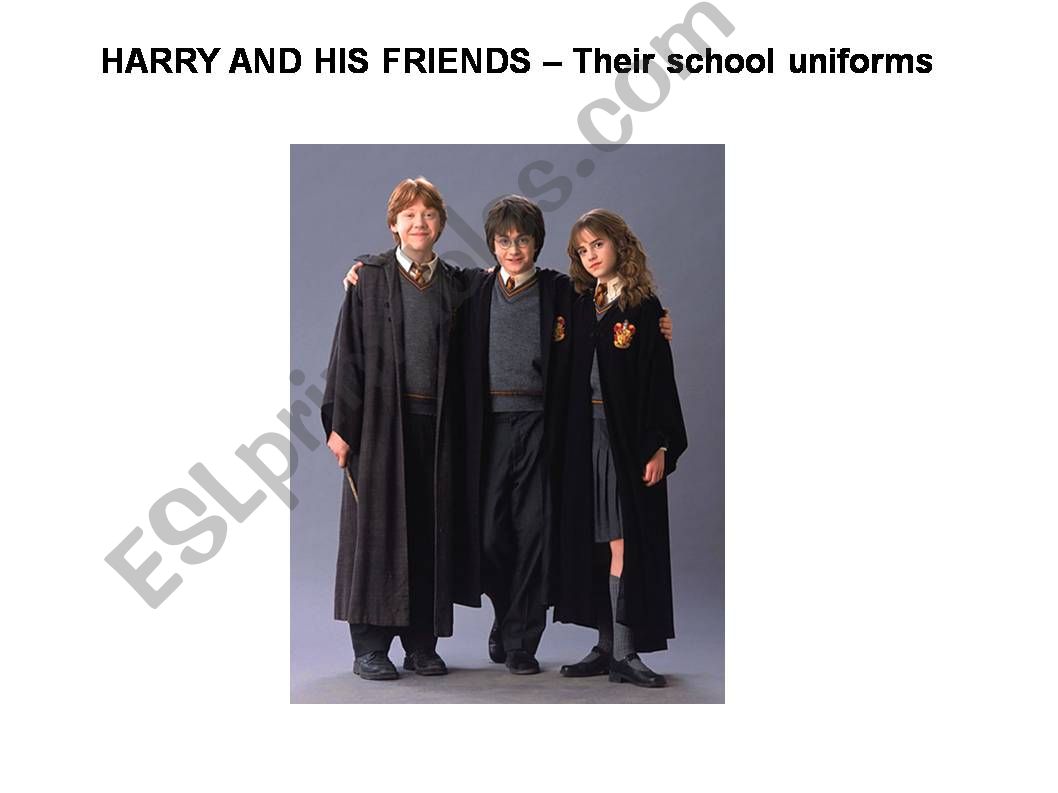 Hogwarts Uniforms powerpoint