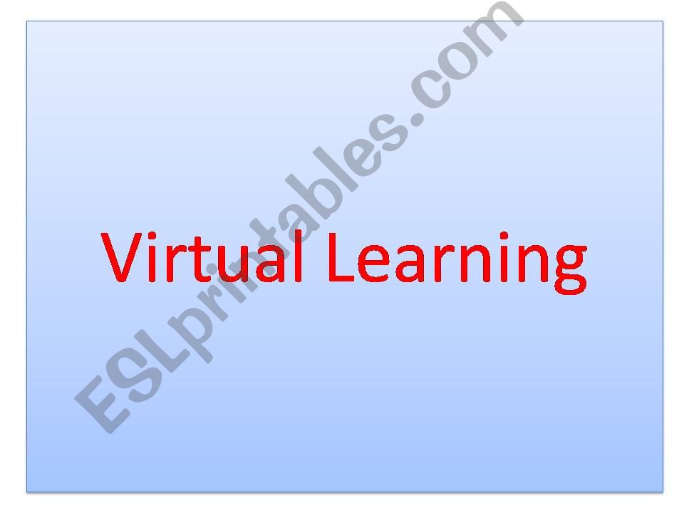 virtual learning powerpoint
