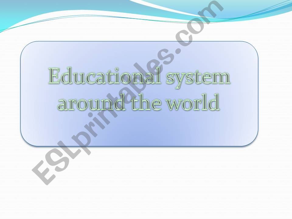 educatinal system in britain powerpoint