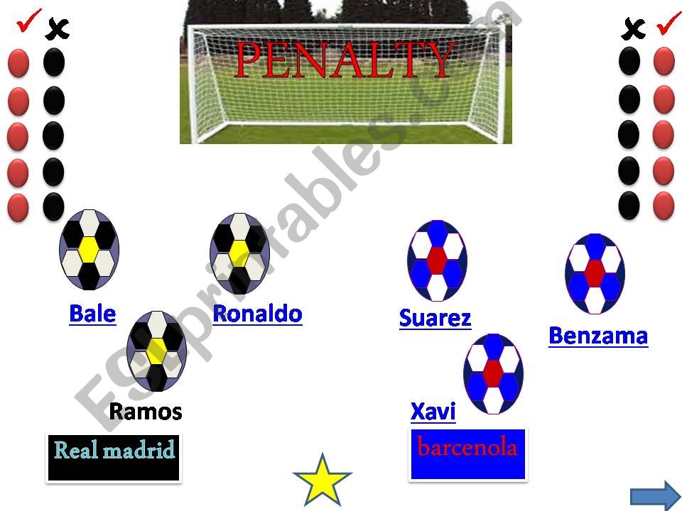 PENALTY GAMES powerpoint
