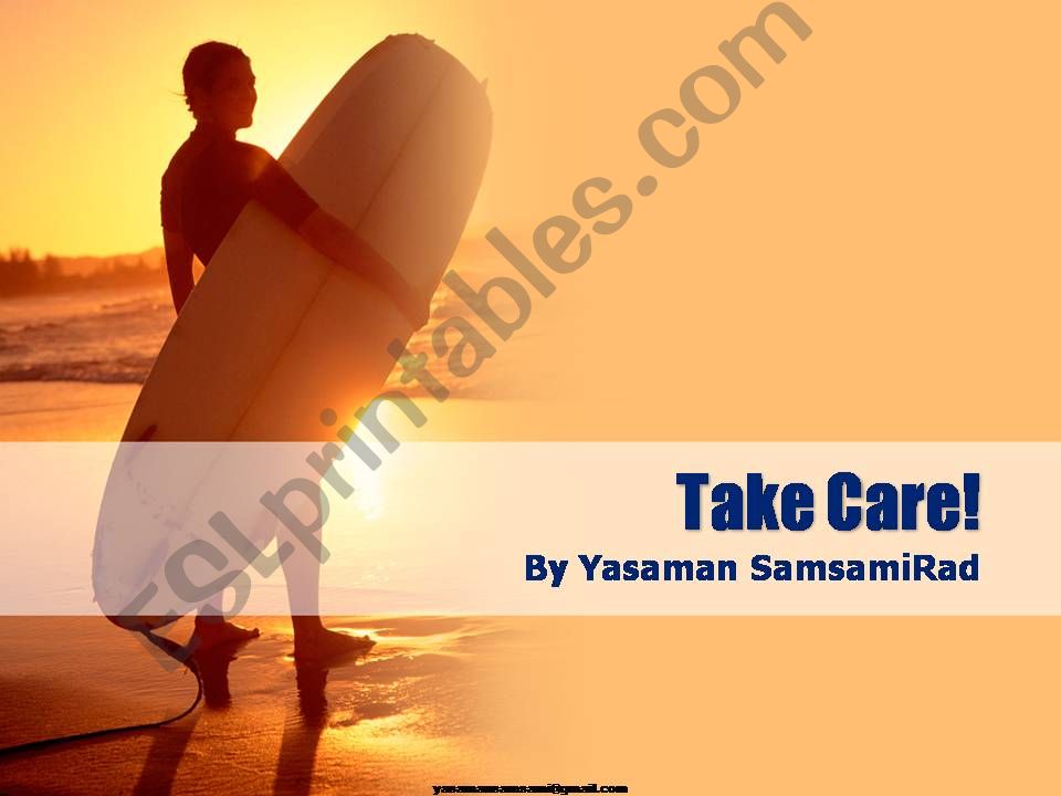 Take Care/ Exercises powerpoint