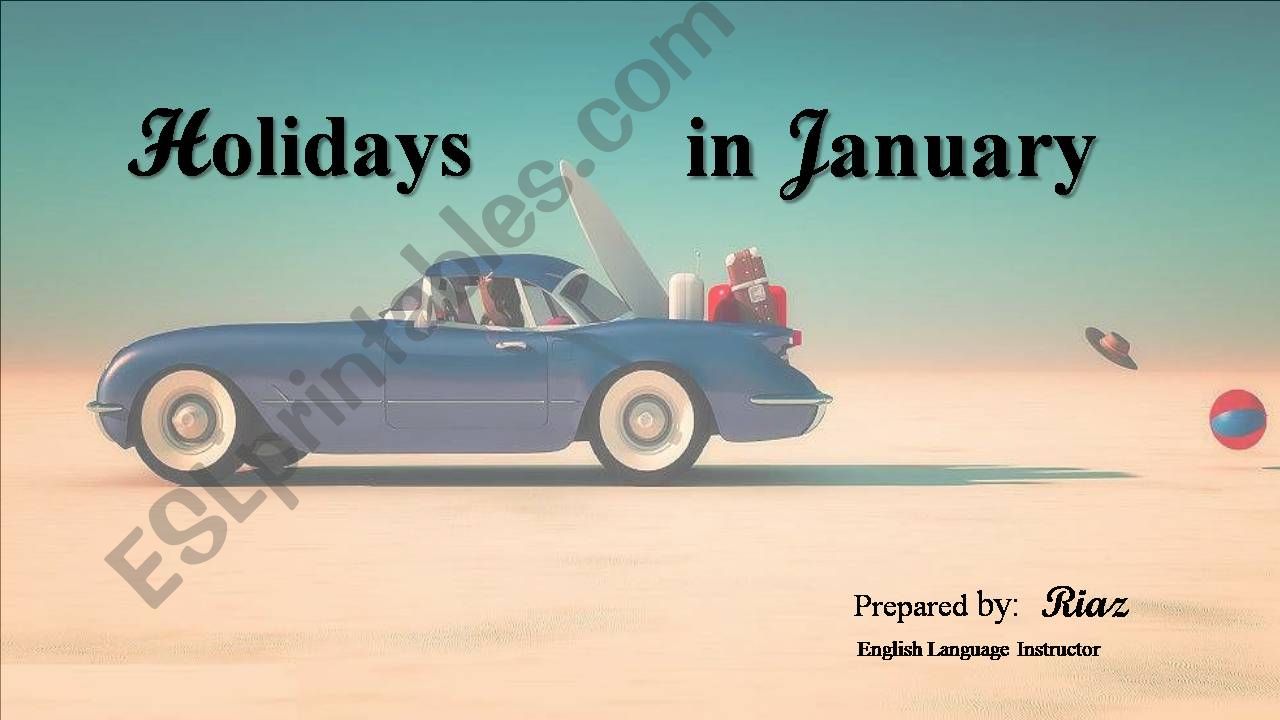 Holidays  powerpoint