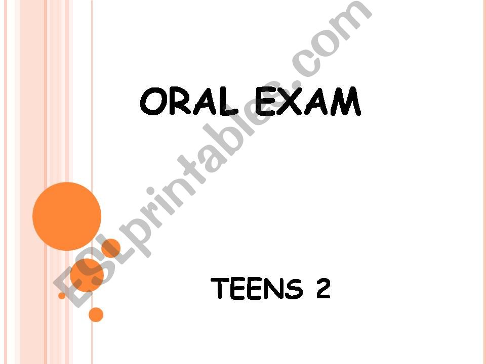 Oral practice powerpoint