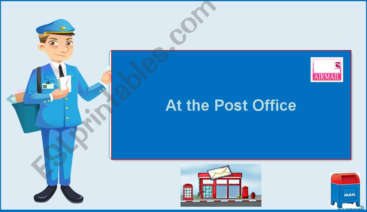 At the post office powerpoint