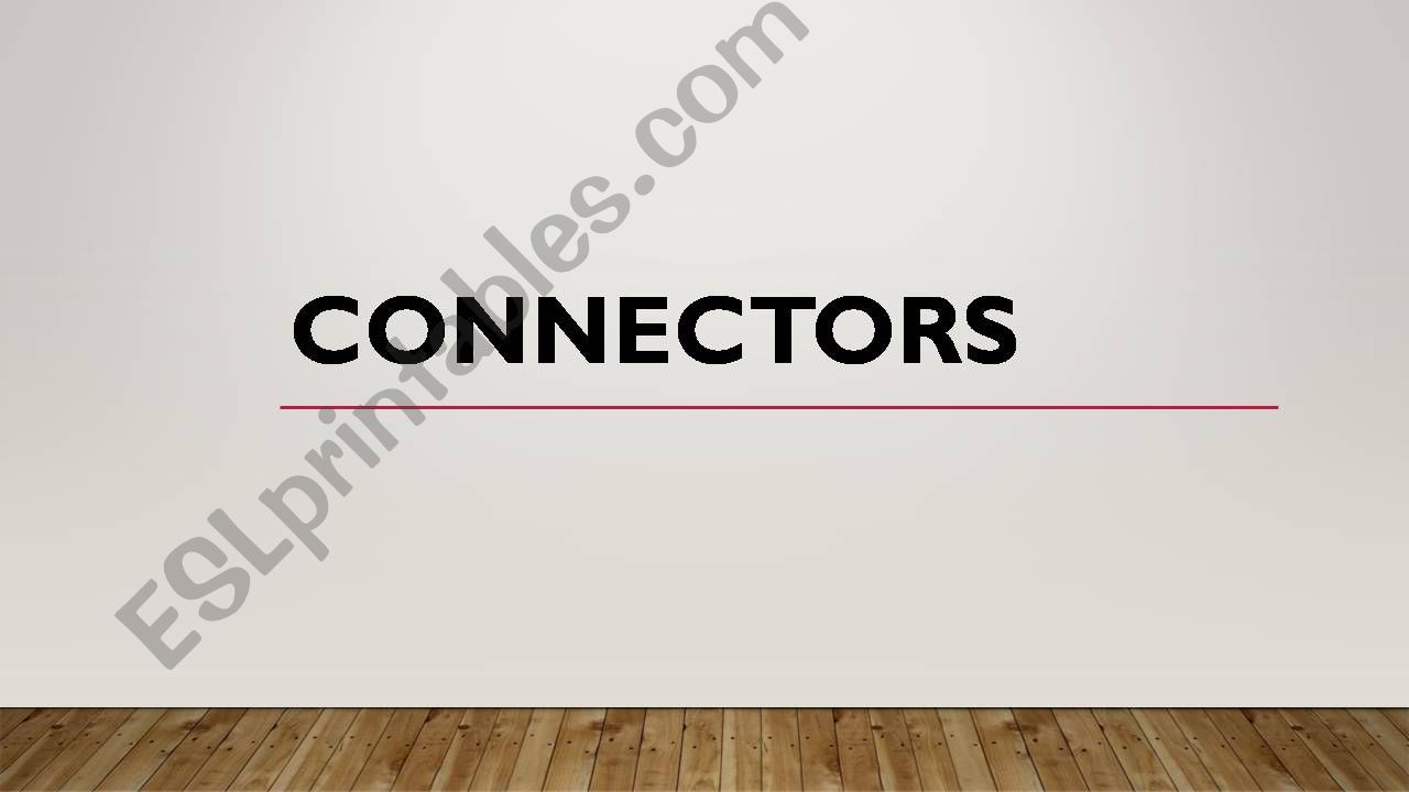 Connectors powerpoint