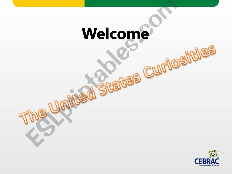 American Curiosities powerpoint