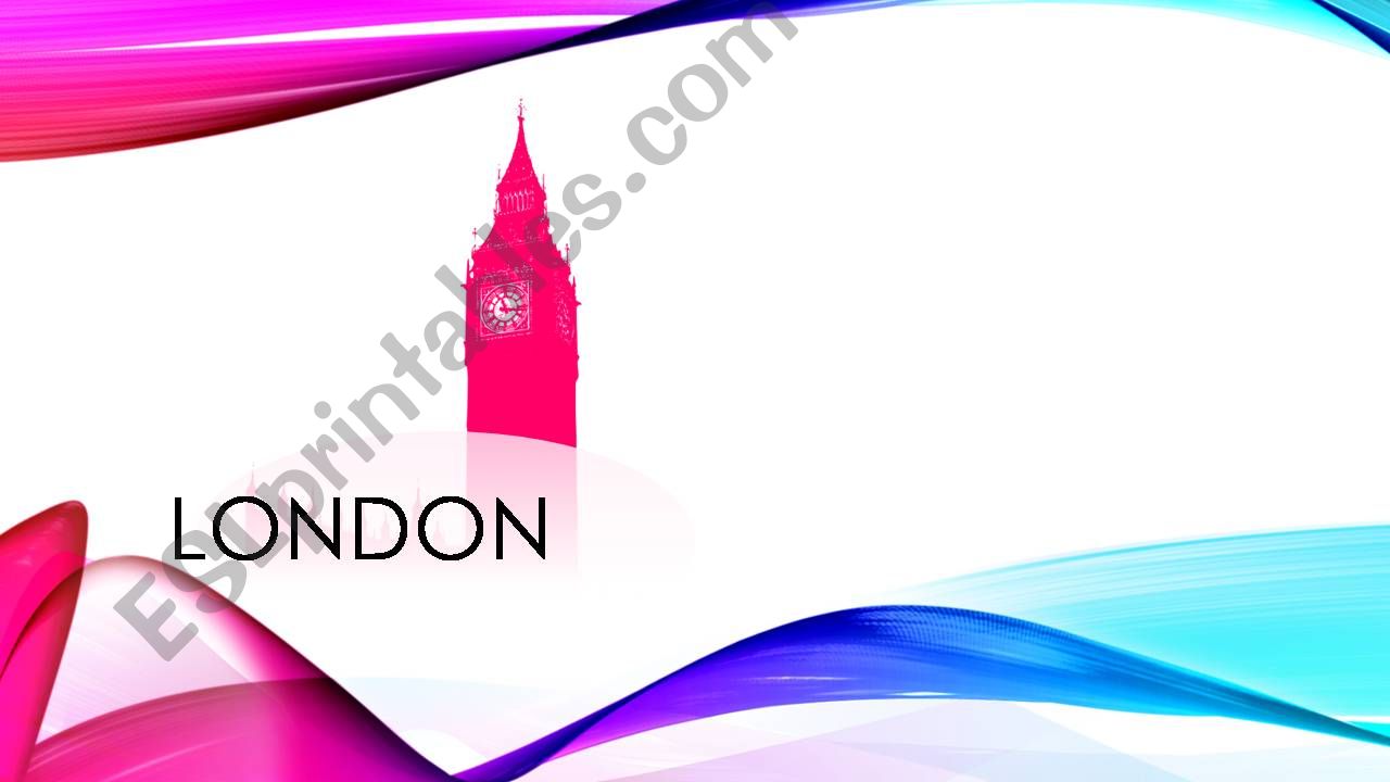 London sightseeing tour powerpoint