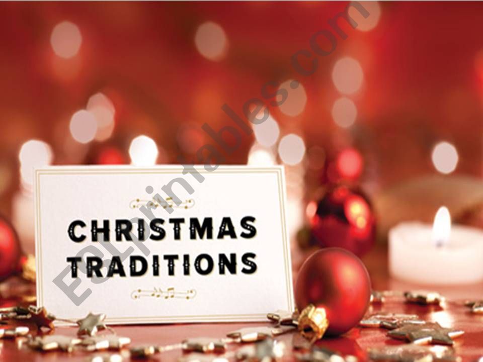 Christmas Traditions powerpoint