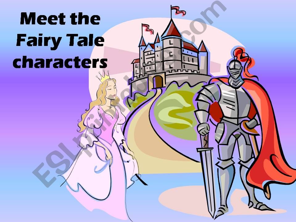 Fairy tale characters powerpoint