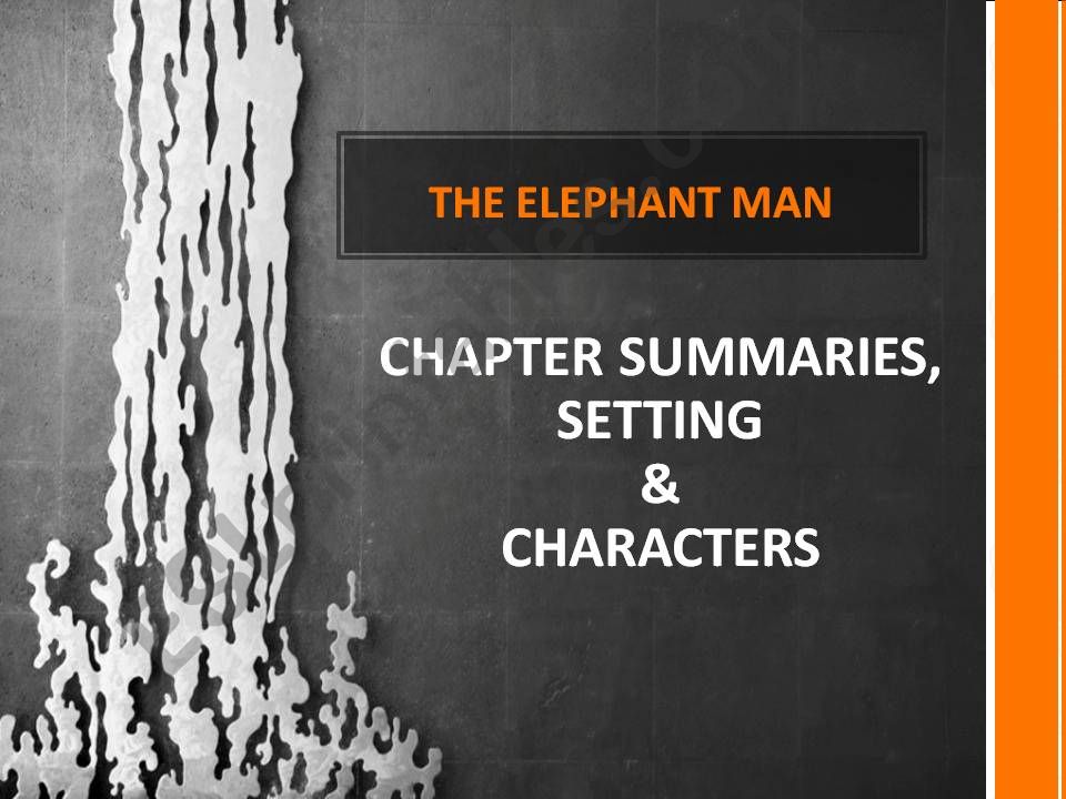 Elephant Man_Summary powerpoint