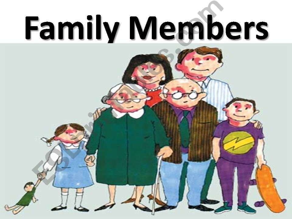 Family members powerpoint