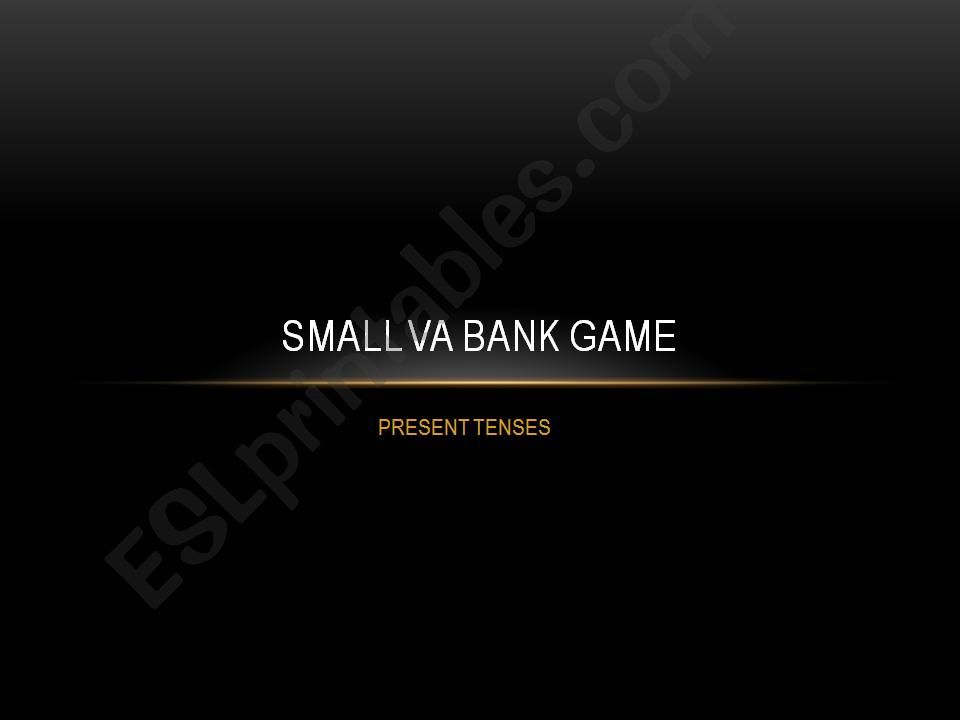 small va bank jeopardy game powerpoint