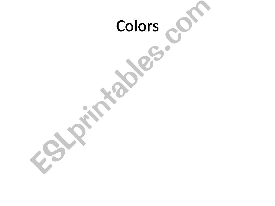 Colors powerpoint