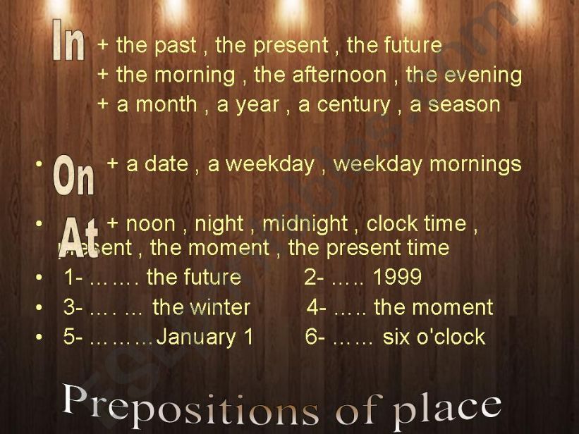 Prepositions powerpoint