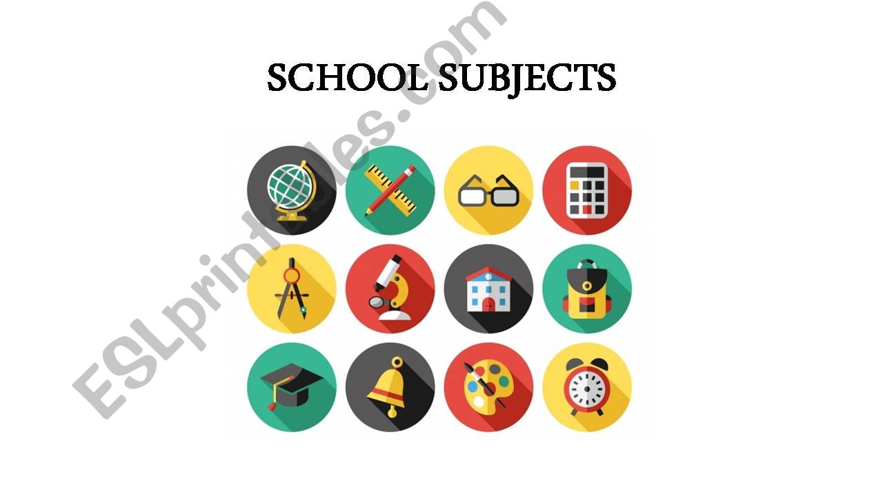 School Subjects PowerPoint powerpoint